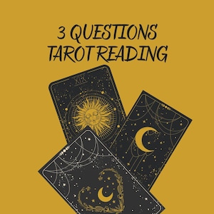 Three Question Tarot Card Reading: Love, Work, Spirituality