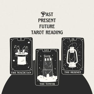 Verleden, heden en toekomst tarotkaarten lezen.