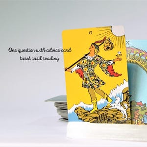 Eén vraag tarotlezen met advieskaart / advies van tarot / vragen over werk, liefde, spiritualiteit.