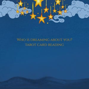Quem está sonhando com você? leitura de cartas de tarô.