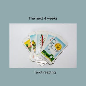 Lectura de cartas del tarot de las próximas 4 semanas / Lectura general para las próximas cuatro semanas / Qué esperar las próximas 4 semanas.