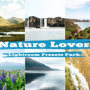 10 Lightroom Presets Naturfotografie, Lightroom Mobile und Desktop Presets, Natur Landschaft Foto Presets | NATURLIEBHABER