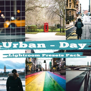 6 Lightroom Presets Urban Photography Lightroom Presets, Lightroom Mobile and Desktop Presets, City Photo Presets | URBAN DAY
