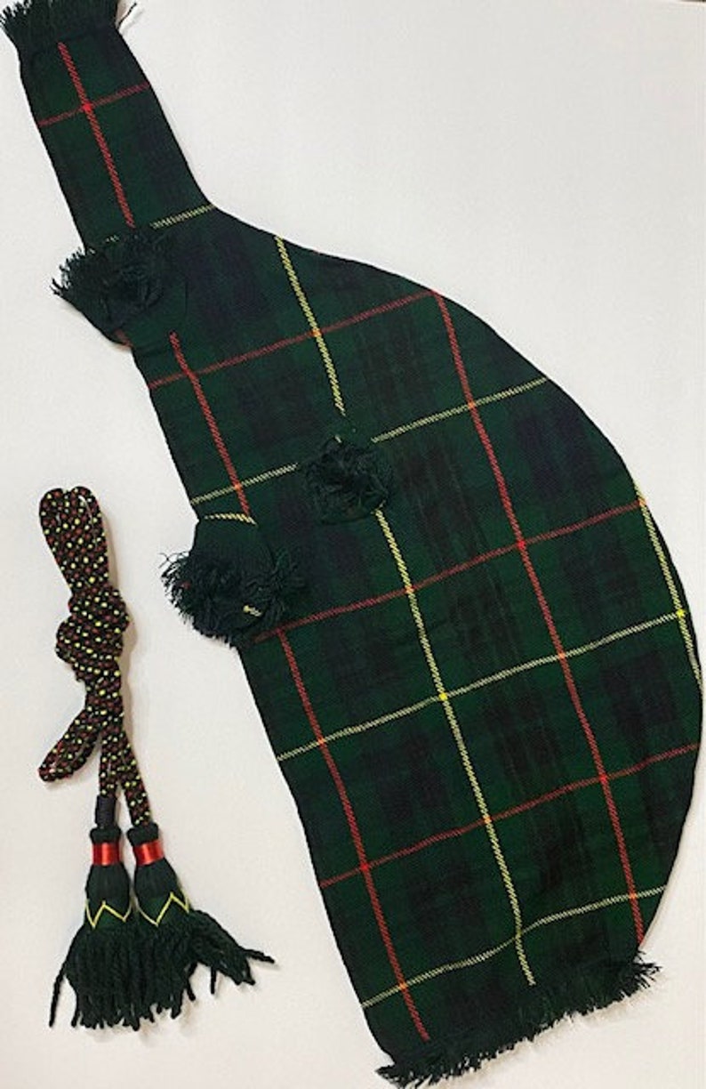 Bagpipe Cover Set With Cord Scottish Highland All Tartans Etsy