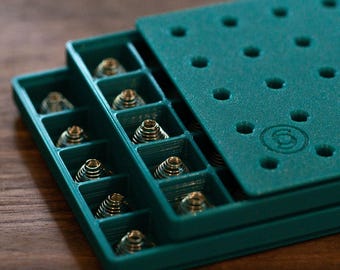 Topre spring tray (snap stackable with lid)