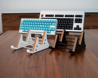 Double Keyboard Display Stand with cork padding