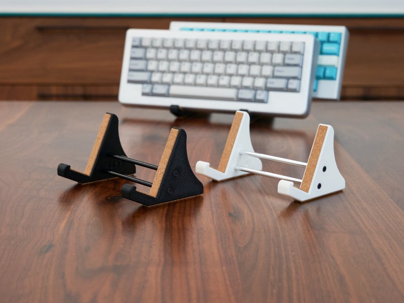 Keyboard Display Stand with cork padding image 1