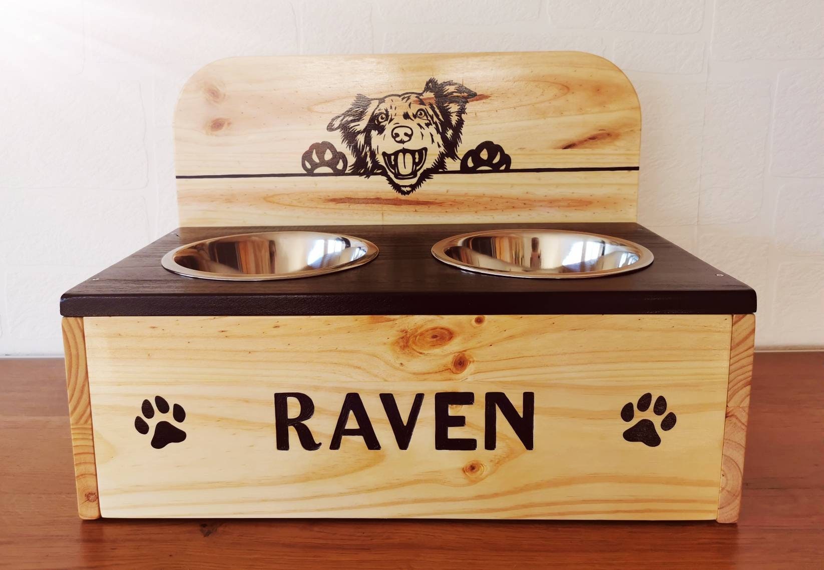 Porte Gamelle Personnalisé Pour Chat et Chien