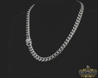 Silver 6mm Chain Mens Silver Cuban Chain Necklace for him Mens jewellery