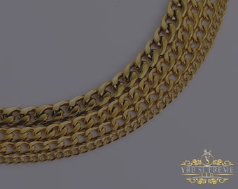 Gold Mens Chain Gift for him Cuban Mens chain