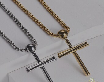 925 Sterling Silver Cross Pendant Necklace for Men, Religious Jewelry Gift