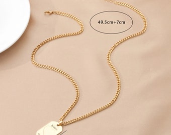 Sisters at Heart Gold Pendant Necklace | Friend Jewelry Gift