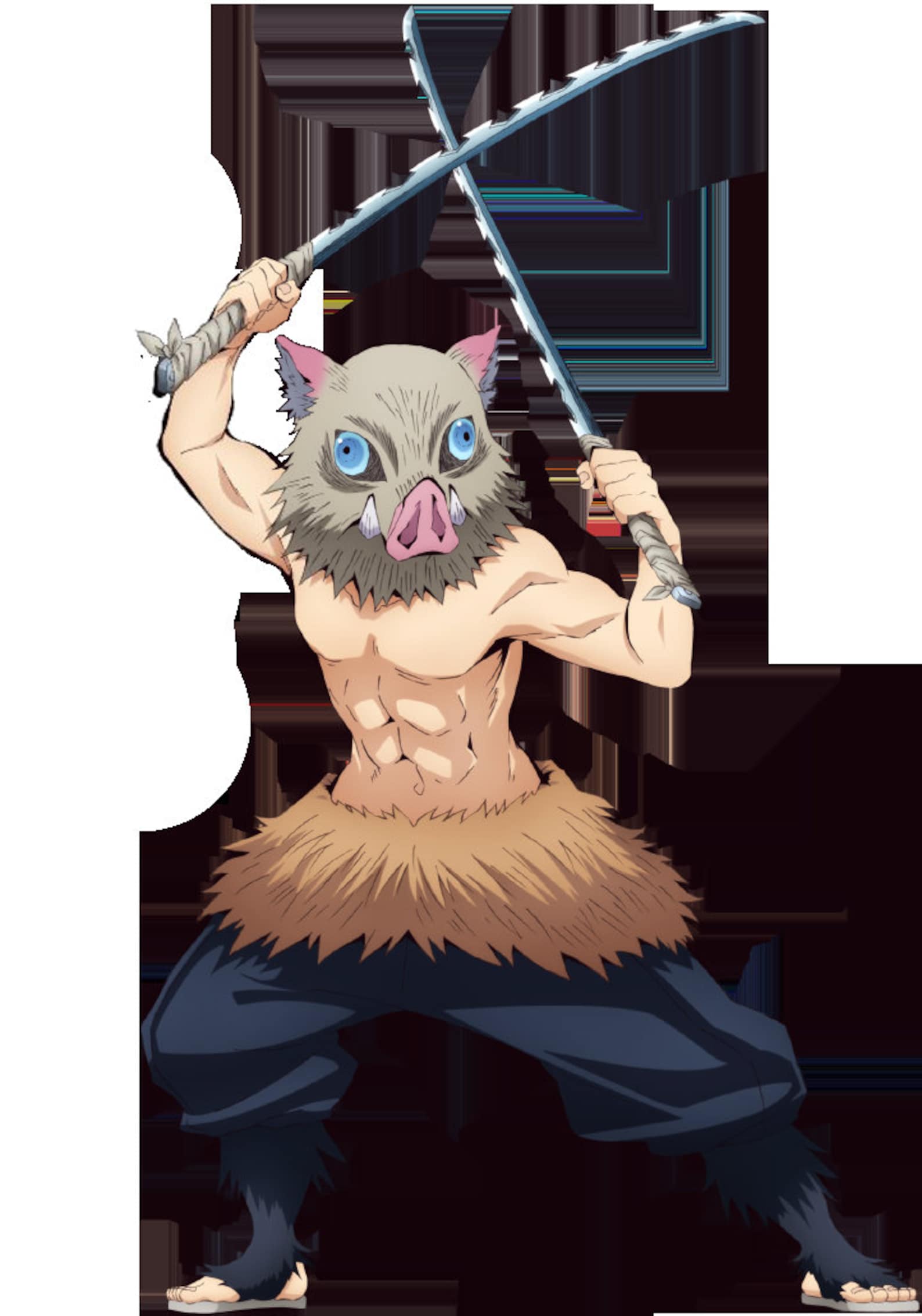 Demon Slayer Anime Inosuke Hasibira Boar Head Japan Cartoon 5 | Etsy
