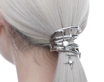 Star Vine Silver Hair Claw