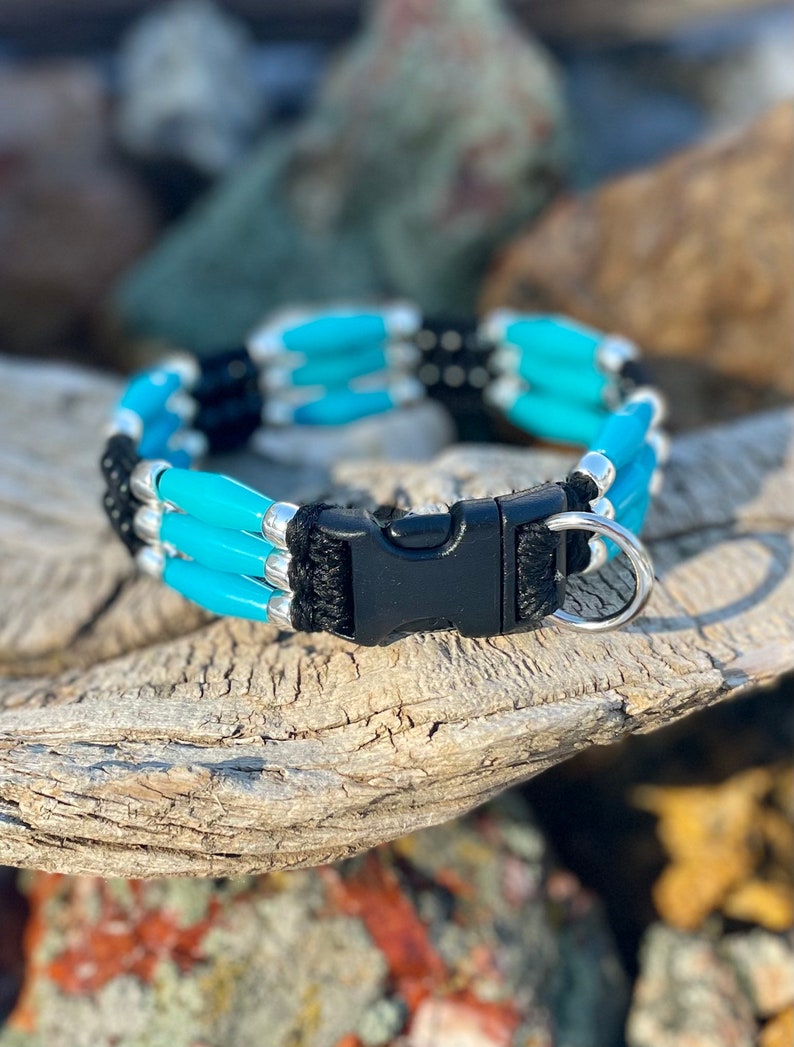 Beaded Dog Collars Native American Dog Collar Southwest Etsy