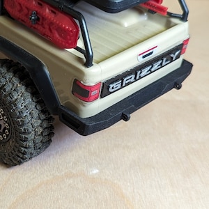 Rear Bumper for SCX24 Gladiator