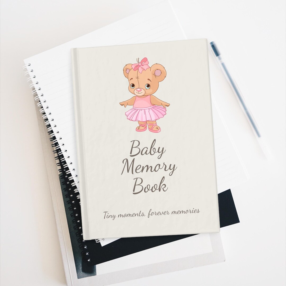 Baby Memory Book: Newborn Keepsake Journal, First Year Milestone Diary ...
