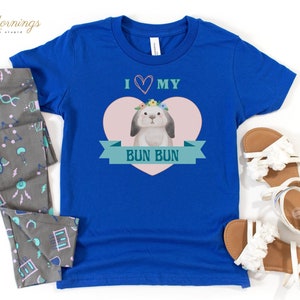 Lop Ear Bunny &#39;Bun Bun&#39; Kids T-Shirt: Rabbit Lover Gift