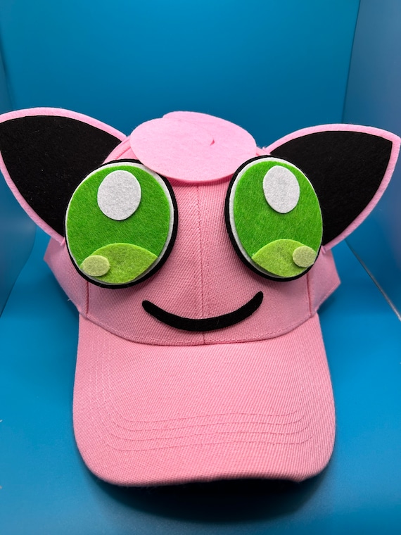 Cappellino Ufficiale POKEMON Jigglypuff - Nuovo Con Etichette, Unisex, Taglia Unica Rosa