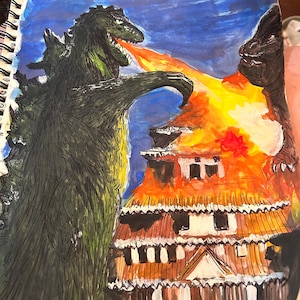 Godzilla VS King Kong 1962 600 dpi digital download
