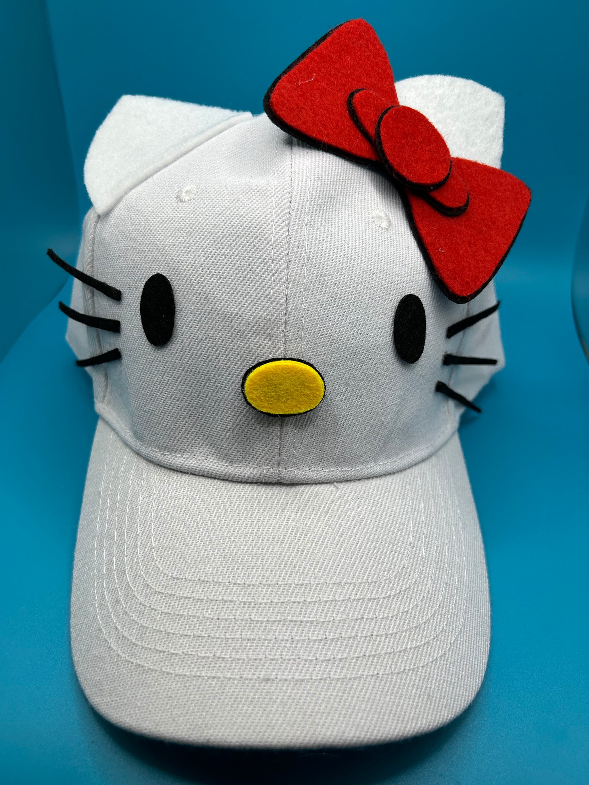 90s / Y2K Vintage 1999 Hello Kitty Beaded Striped Hat Hello Kitty & Friends Racing Trucker Hat | Hobby Lobby | 2517811 main image 2