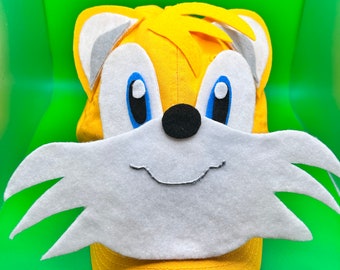 Crochet Tails Beanies / Knit Sonic Tails Hat/ Character Hats - Etsy