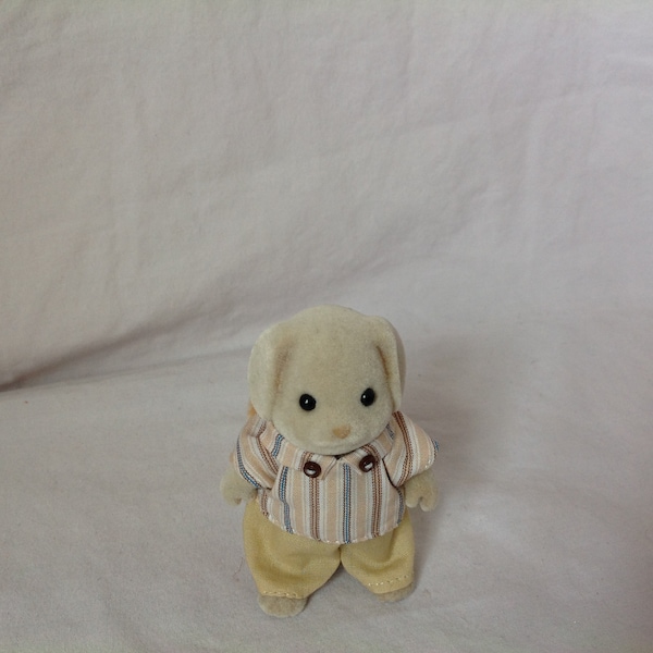 Sylvanian Families Calico Critters Vintage Basset Dog Retired Original Clothes Gift Collectable