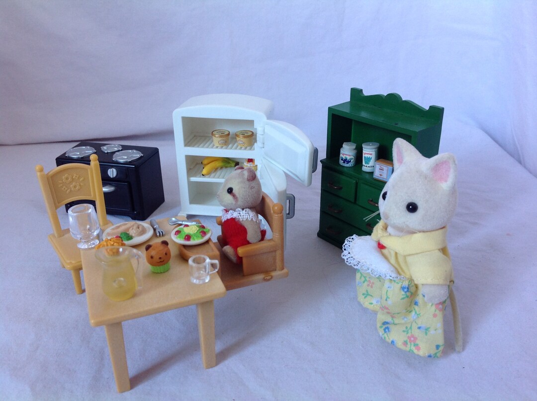 Calico critters sale fridge