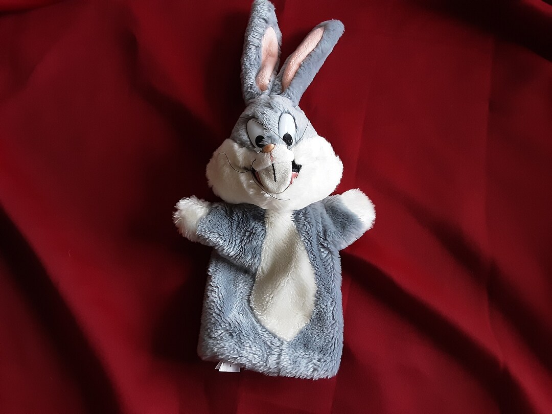 Bugs Bunny Vintage Hand Puppet 1990 24K VGC 15 Looney Etsy