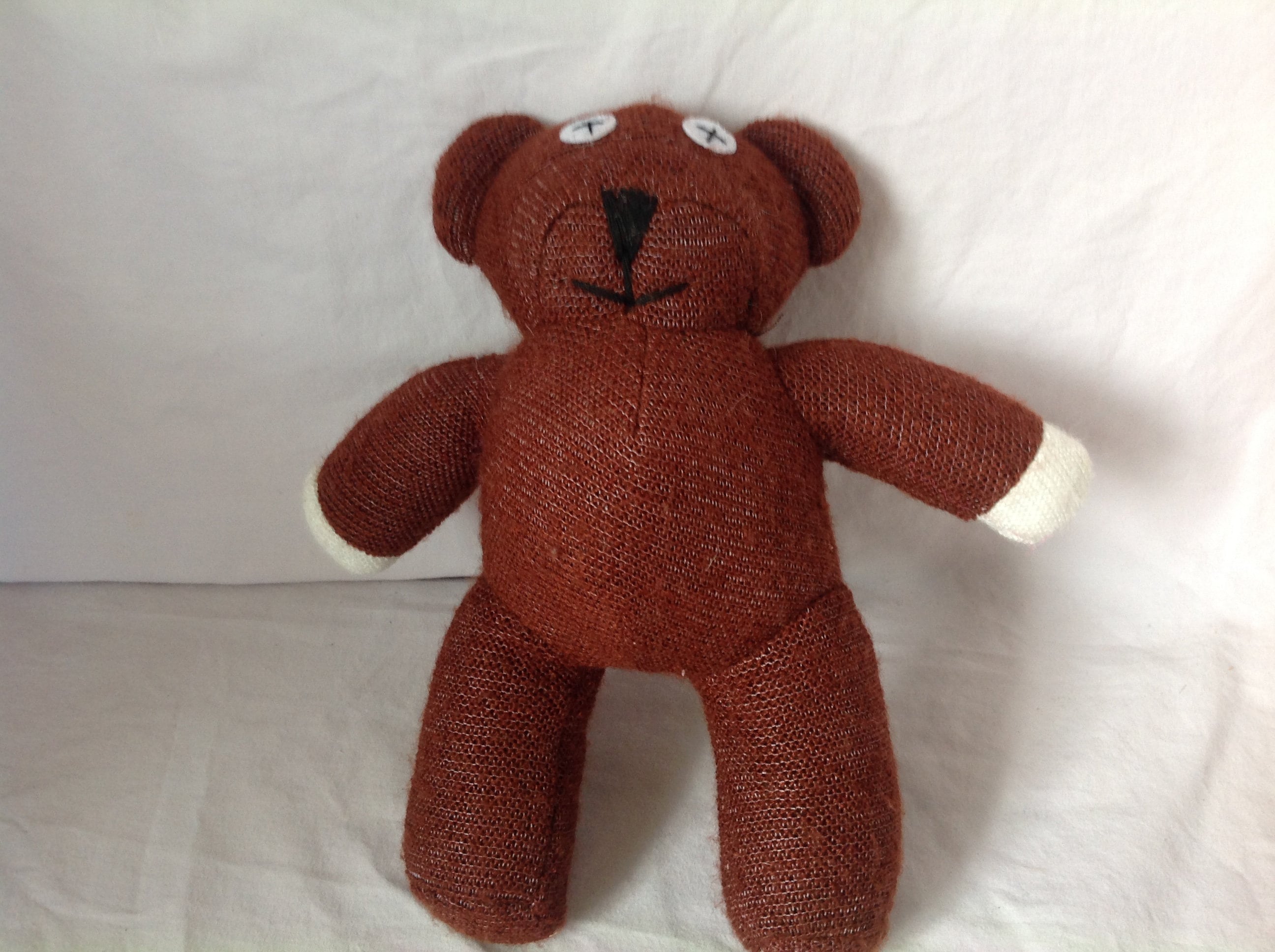 Mr bean teddy bear plush crochet amigurumi – Lenns Craft