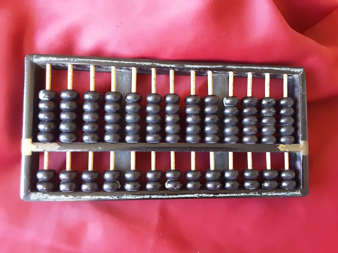 thumbnail image 2 of Mini 9-Gear Brass Abacus - Traditional Chinese Math Tool For Kids And Adults, Perfect For Education Or Collection 1 5 Inches 2 of 9