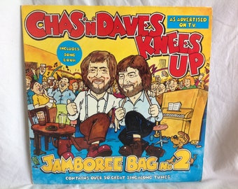 Chas and Dave 1983 Vinyl Record Knees Up Jamboree Bag 2 Comedy Album with Original Songbook  Towerbell Records