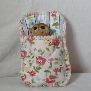 Sylvanian Family Calico Critters Retired Meerkat Sleeping Bag Accessories Epoch HTF Vintage Rare