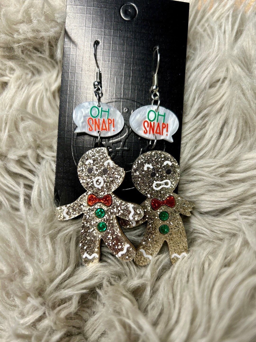 Halloween Ohrringe Edelstahl - Lustige Ohrstecker Mit Acryl Druck Für Kreativen Style