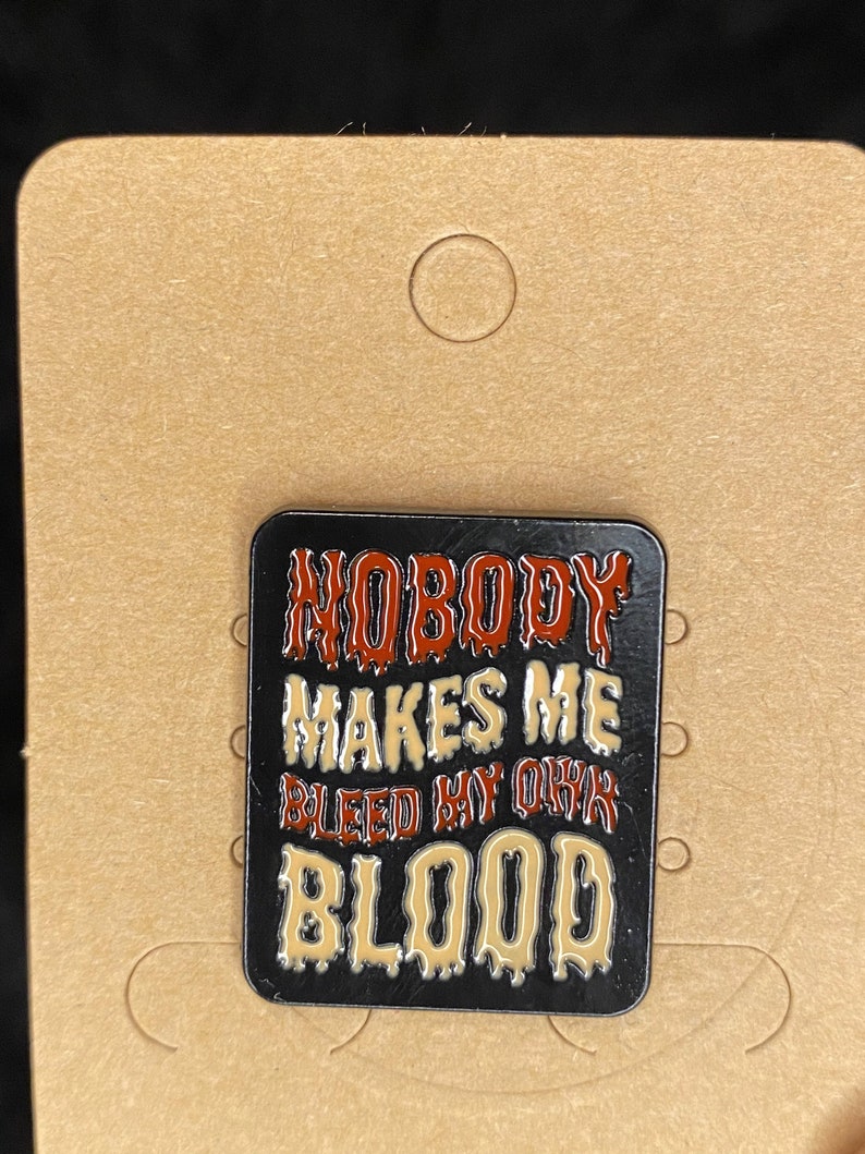 Nobody Makes Me Bleed My Own Blood Dodgeball Movie Quote Funny Etsy