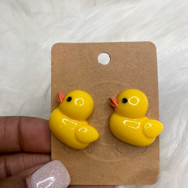 Rubber Duck Earrings Etsy