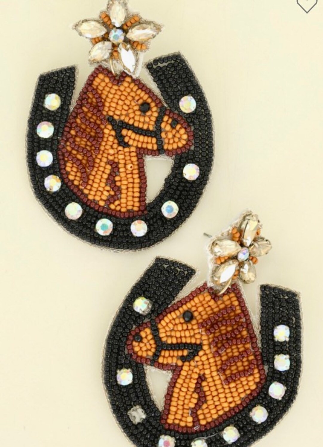 Jeweled HORSE Racing KENTUCKY DERBY Horseshoe Lucky Hand Etsy