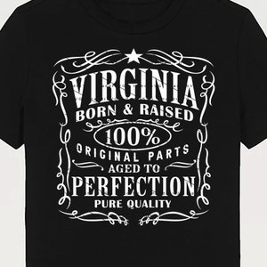 Virginia SVG PNG Vintage Virginia Home USA Aged to Perfection Virginia Cut File Design Download