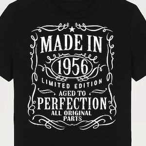 1956 Birthday SVG PNG 1956 Birthday Vintage 1956 Aged to Perfection Year 1956 Cut File Age Design Download