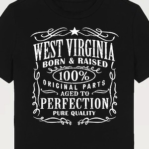 West Virginia SVG PNG Vintage West Virginia Home USA Aged to Perfection West Virginia Cut File Design Download