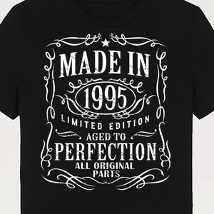 1995 Birthday SVG PNG 1995 Birthday Vintage 1995 Aged to Perfection Year 1995 Cut File Age 1995 Design Download