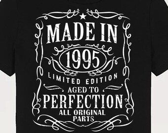 1995 Birthday SVG PNG 1995 Birthday Vintage 1995 Aged to Perfection Year 1995 Cut File Age 1995 Design Download
