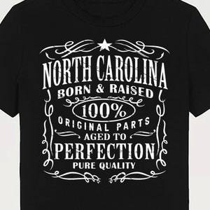 North Carolina SVG PNG Vintage North Carolina Home USA Aged to Perfection North Carolina Cut File Design Download