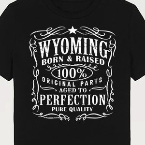 Wyoming SVG PNG Vintage Wyoming Home USA Im Alter zur Perfektion Wyoming Cut File Design Download