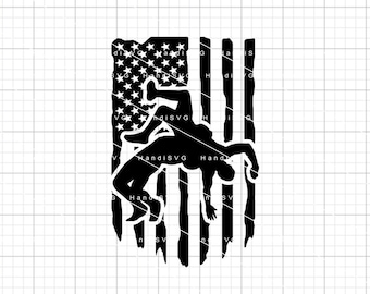 USA Flag Wrestling SVG PNG Wrestler digital file wrestling cut file download