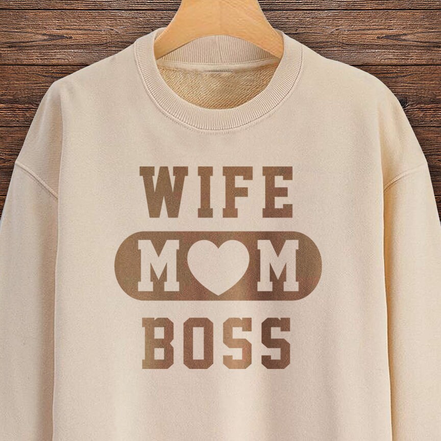 Wife Boss Mom Cut File SVG Mother PNG Tough Mom Boss Digital File - Etsy