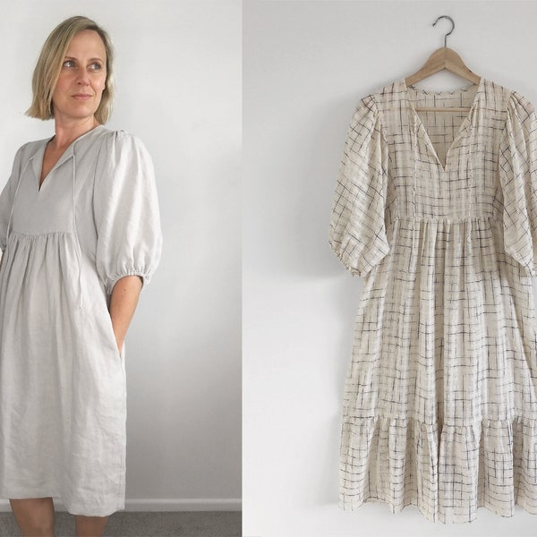 Isobel Dress - PDF sewing pattern | boho-style, linen, cotton, summer, picnic dress, women's