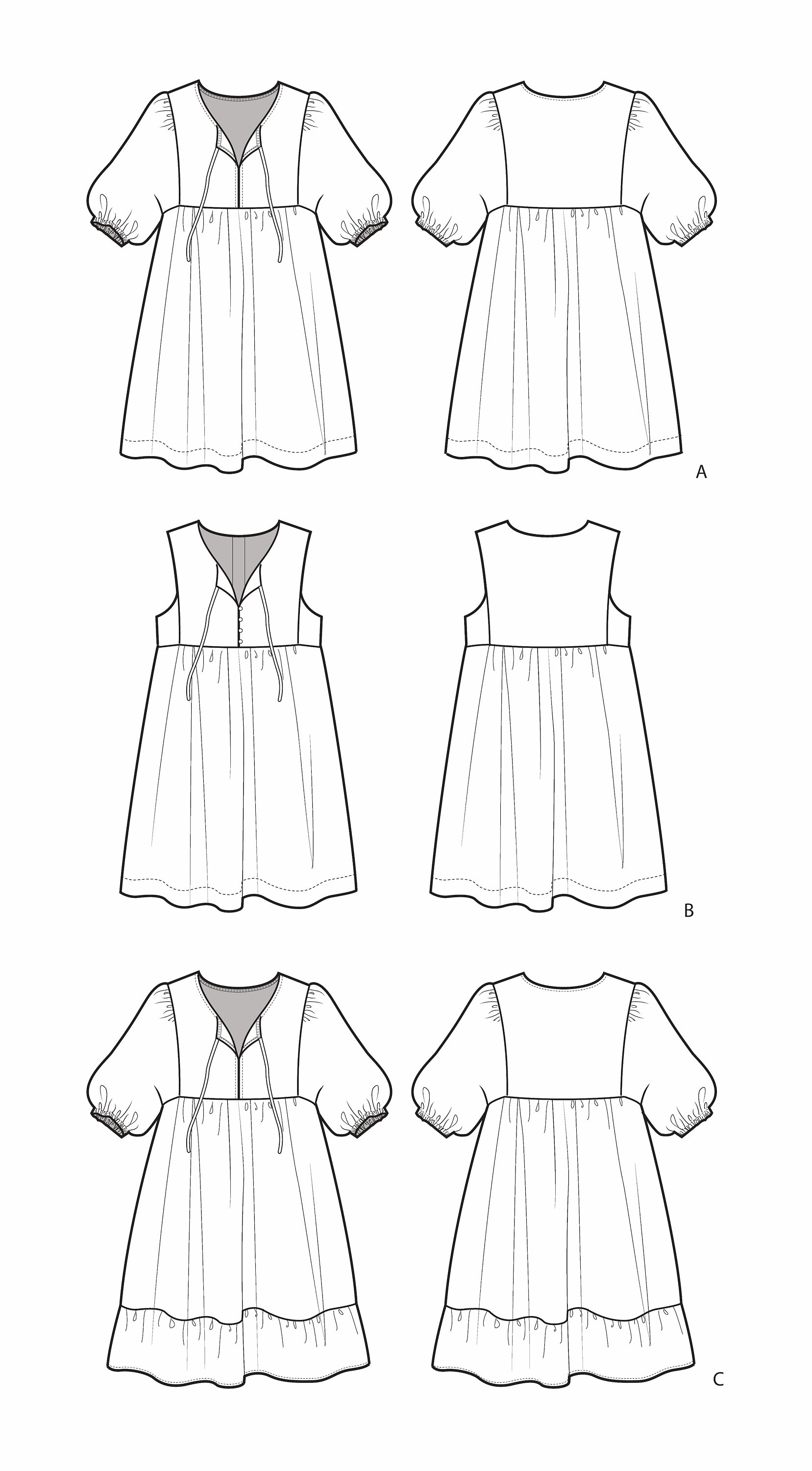 Isobel Dress PDF Sewing Pattern Boho-style Linen Cotton - Etsy Australia