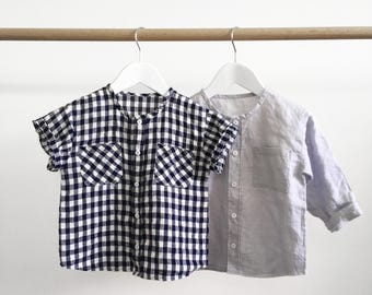 Sammy Shirt PDF Sewing Pattern: Baby & Toddler Sizes 3-6m to 8yr (Digital Download