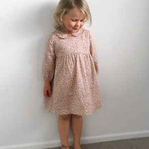 Amy Dress PDF sewing pattern sizes 6-9m 8yr baby & toddler dress, party dress, peter pan collar dress image 6